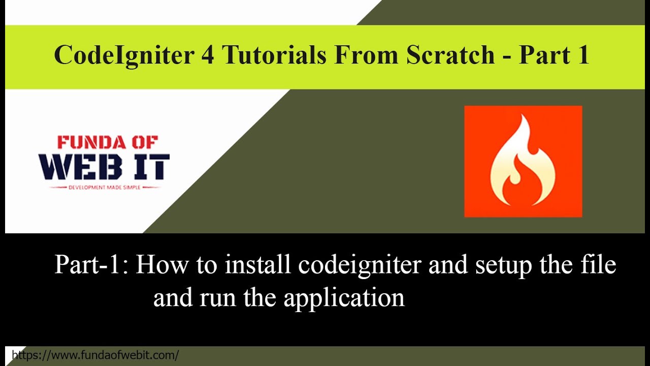 CodeIgniter 4 &mdash; Часть 1: Как установить CodeIgniter, настроить файл и запустить приложение