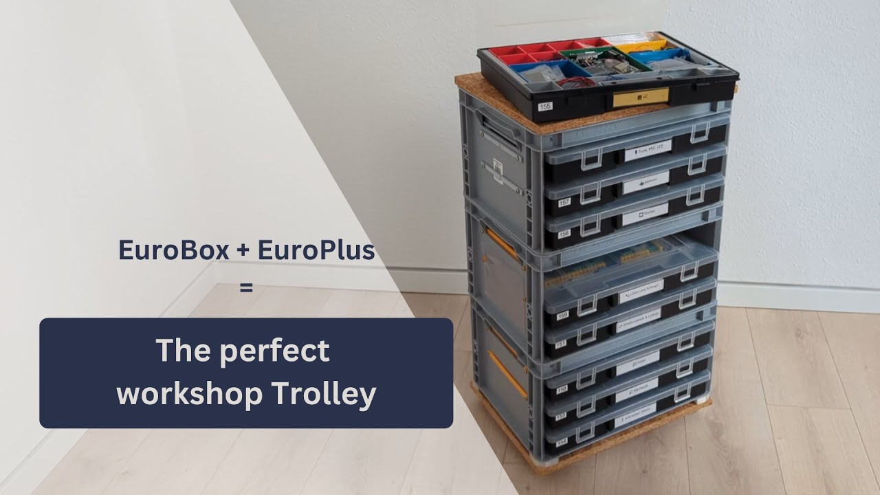 Organize Small Parts: DIY Eurobox drawers for ALLit EuroPlus Flex Boxes