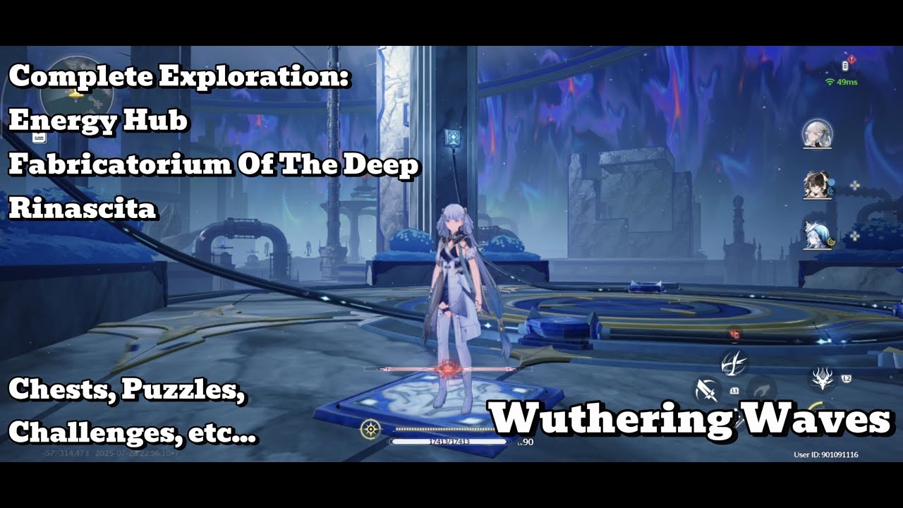 [Wuthering Waves Exploration] Energy Hub - Fabricatorium Of The Deep, Rinascita - Chests & Puzzles