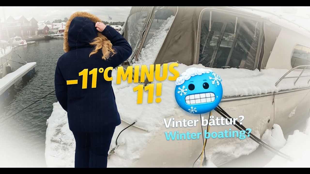 Kjærlighet om bord ❄️ Klarer vi det i -11 °C? Kulde-kaos! Vinterbåttur 🥶❤️ Til Sjøs Ep 58