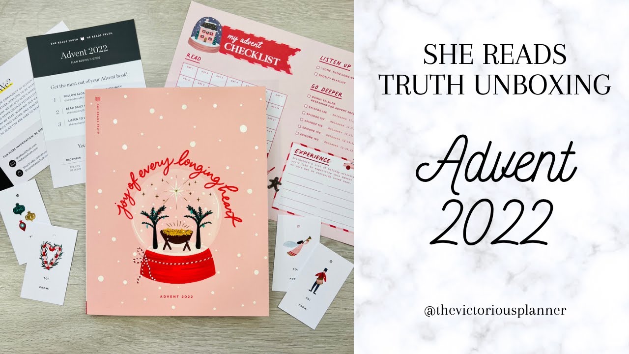 She Reads Truth ADVENT 2022 Unboxing! | Joy of Every Longing Heart