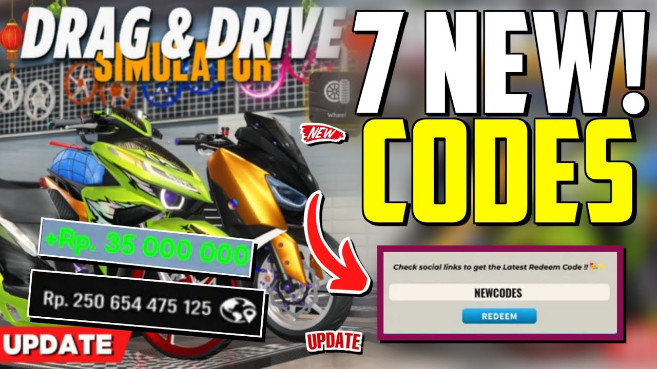 🎁НОВОЕ ОБНОВЛЕНИЕ🎁 Коды для DRAG DRIVE SIMULATOR ROBLOX 2026_Коды для DRAG DRIVE SIMULATOR ROBLOX...