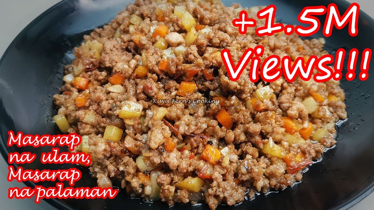 EASY TO COOK GINISANG PORK GINILING WITH OYSTER SAUCE | MASARAP NA ULAM | MASARAP IPALAMAN!!!