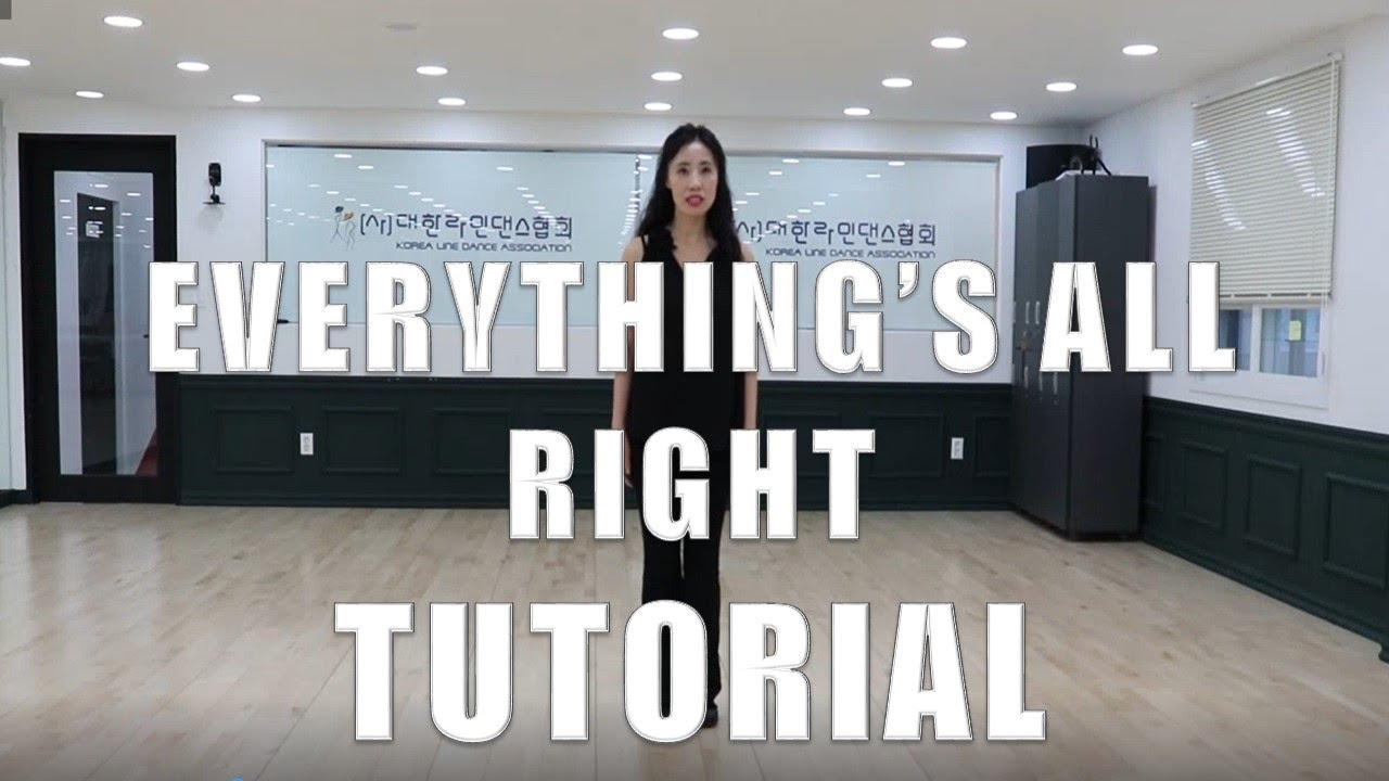 Everything's All Right Linedance by Sue(tutorial)