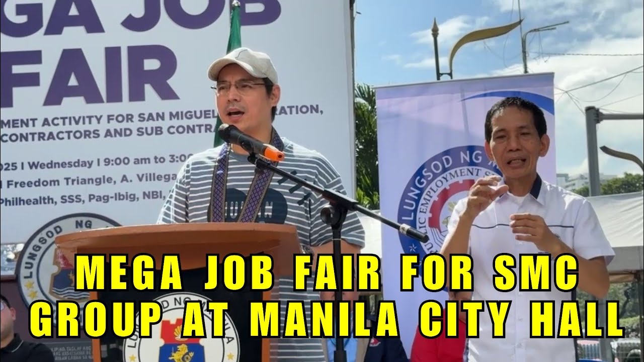 *MEGA JOB FAIR FOR SMC GROUP AT MANILA CITY HALL | MAYOR ISKO MORENO | NOV 19, 2025