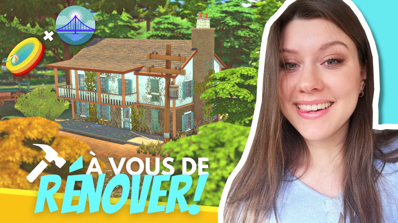 Je construis une maison vandalisée 😬 (à vous de la rénover ! 🔨) | SIMS 4