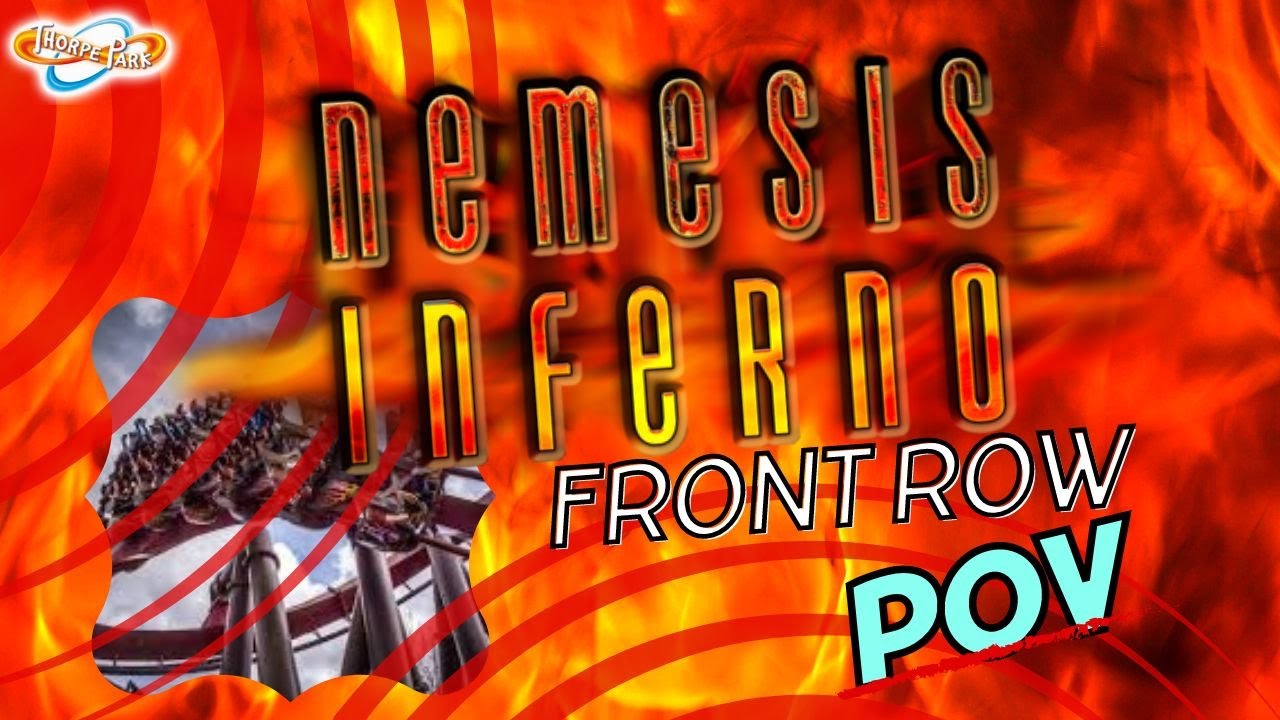 🔥 Front Row Thrills! Nemesis Inferno POV at Thorpe Park Resort 🎢🌋 | Ourthemeparklife