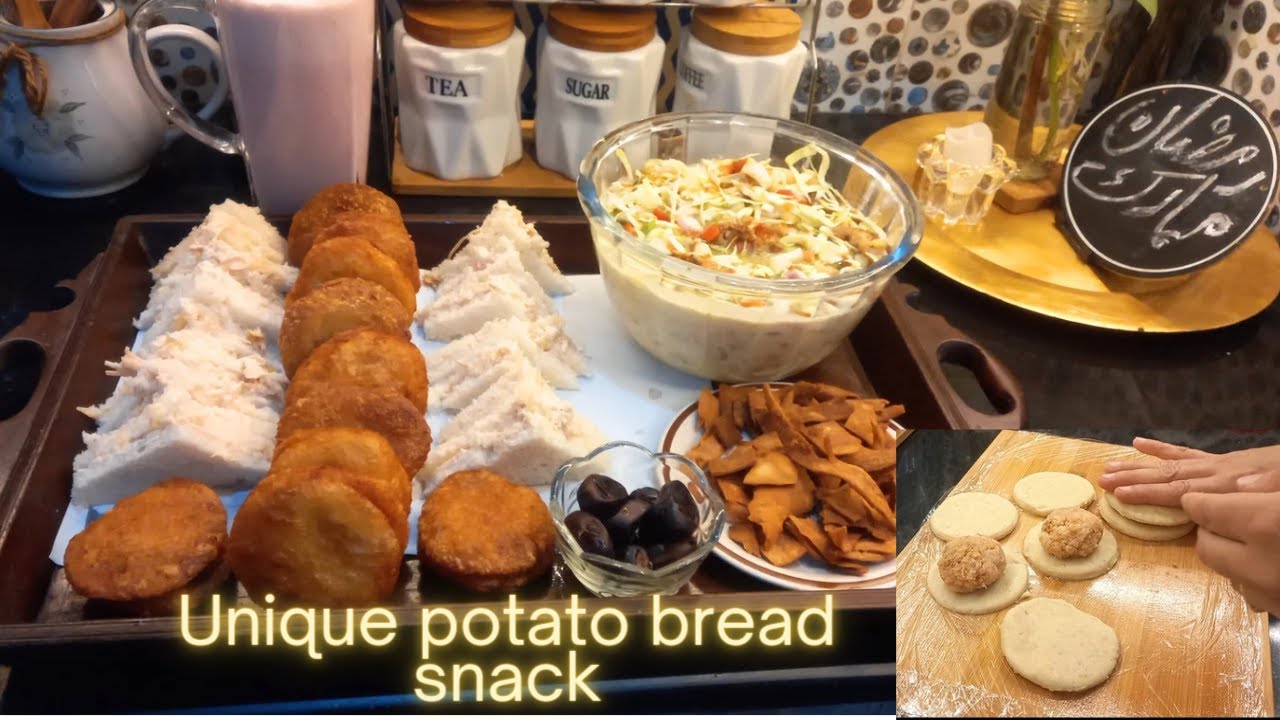 Aj bnaya kuch hut k|Unique potato bread snack|Pakistani mom ramadan routine| dehi bhaly|sandwiches