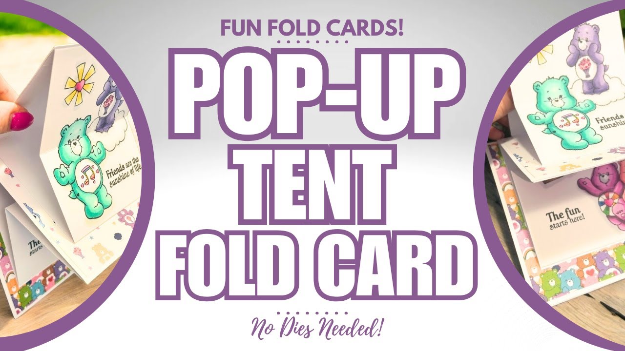 NO DIES NEEDED! | NEW Pop-Up Tent Fold card | Unusual Card Folds