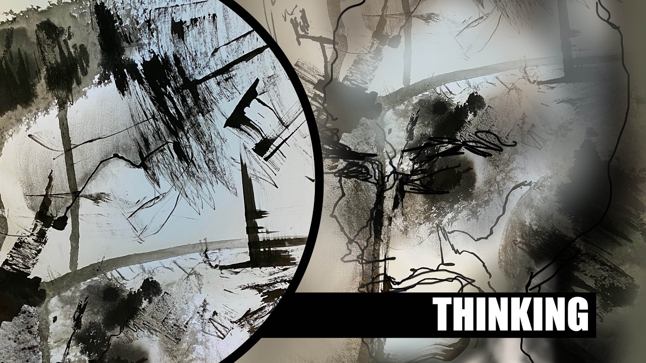 Ink to Digital — Silent art video | Mixed media art | Muteful