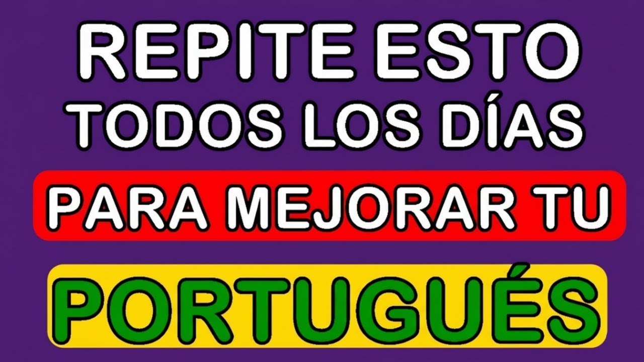 PORTUGUÉS BRASILEÑO:  De CERO a FLUIDO|  El Método de Repetición Maestra que no quieren que sepas