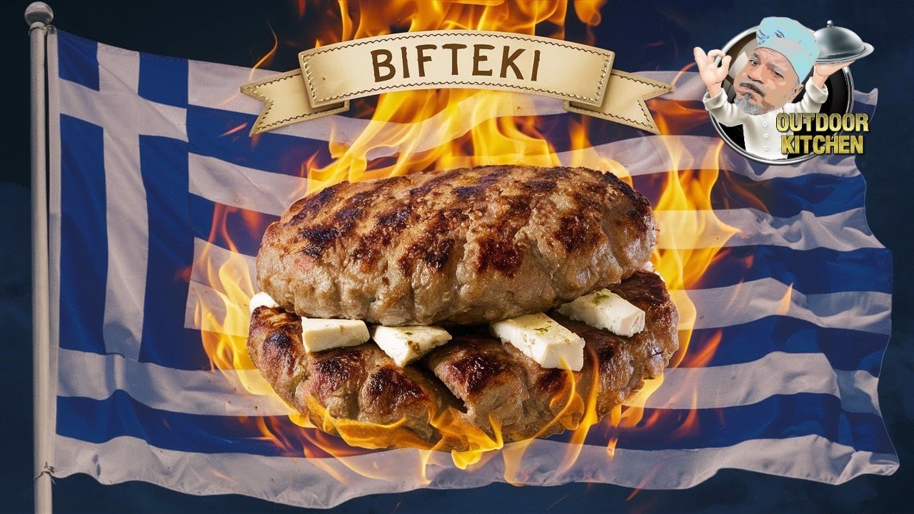 Греческий рецепт бифтеки с фетой