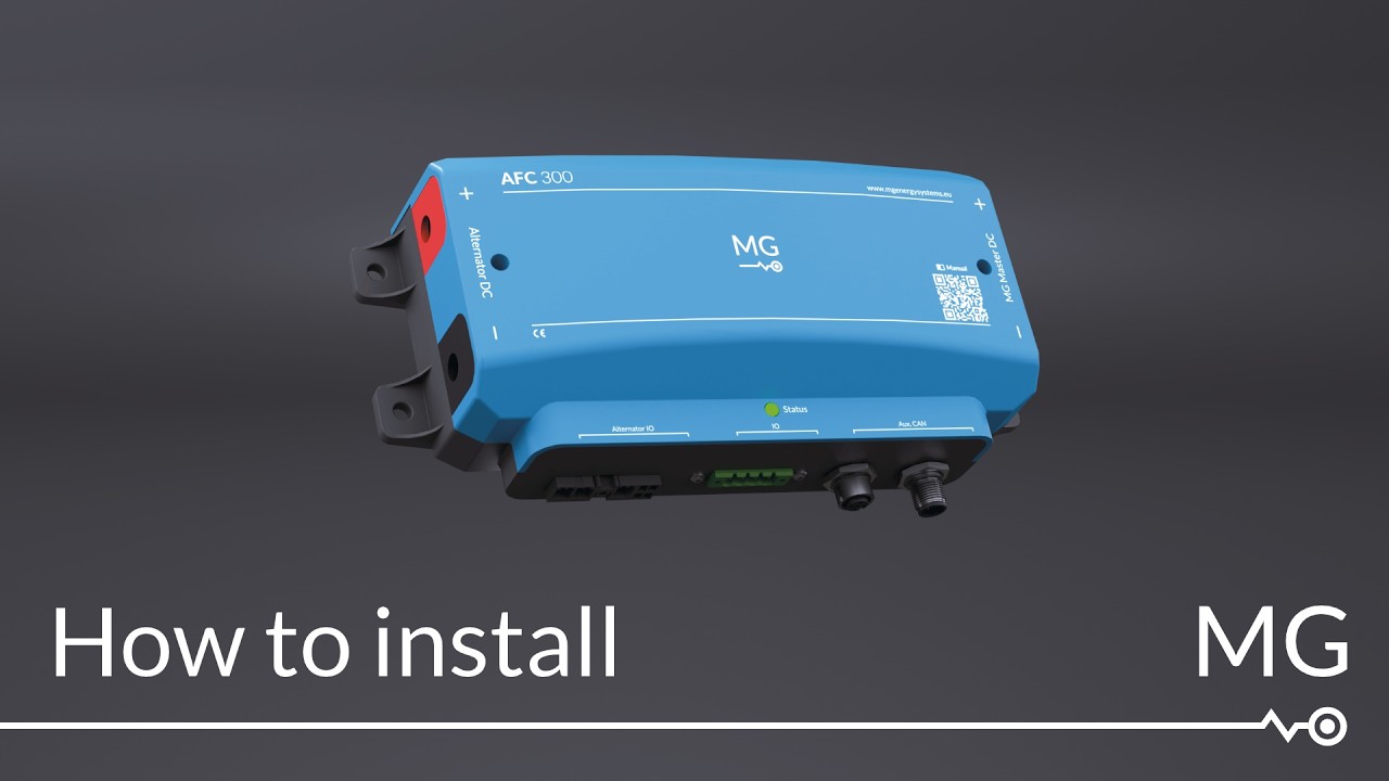 How to install the MG AFC 300 Alternator Regulator - MG Energy Systems
