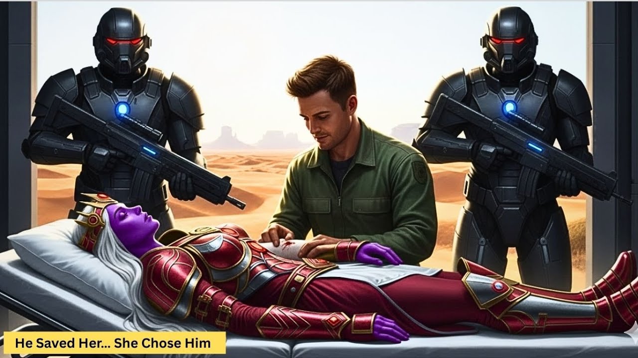 The Human Soldier Gave His Blood to a Dying Alien Princess — What She Did Next Changed Everything