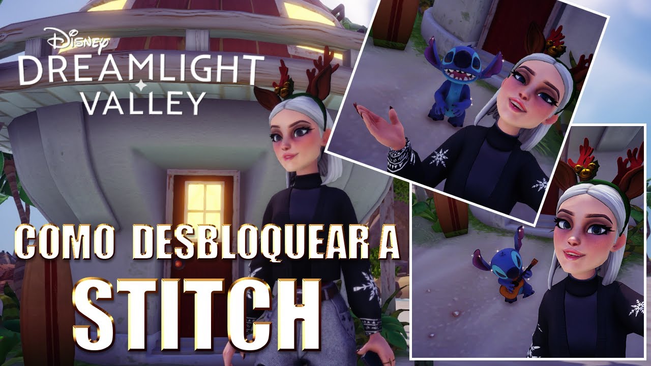 Disney DreamLight Valley | Como desbloquear a STITCH | GAMEPLAY ESPAÑOL
