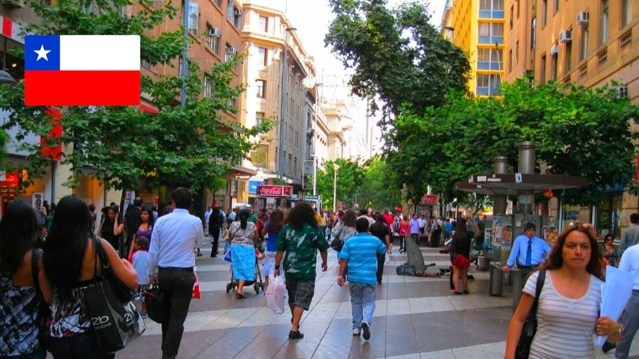 Así  es PLAZA de ARMAS y PASEO AHUMADA | santiago de chile 🇨🇱 