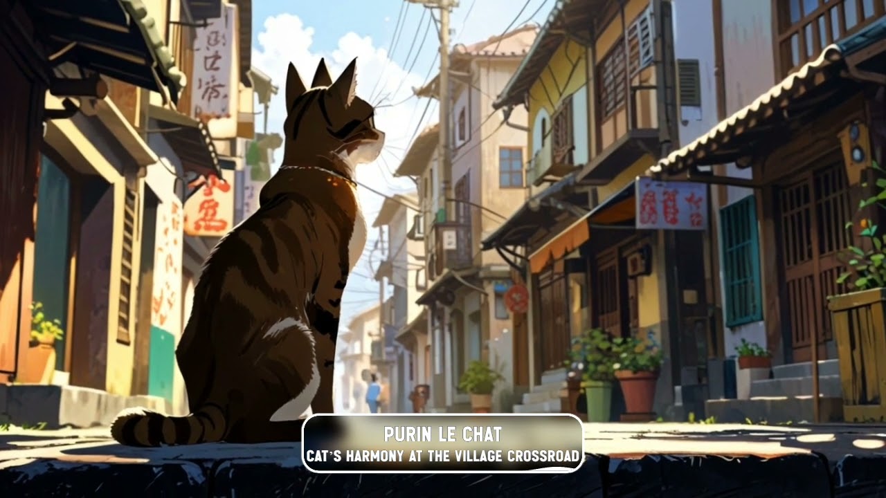 Purin Le Chat - (Cat&rsquo;s Harmony at the Village Crossroad)