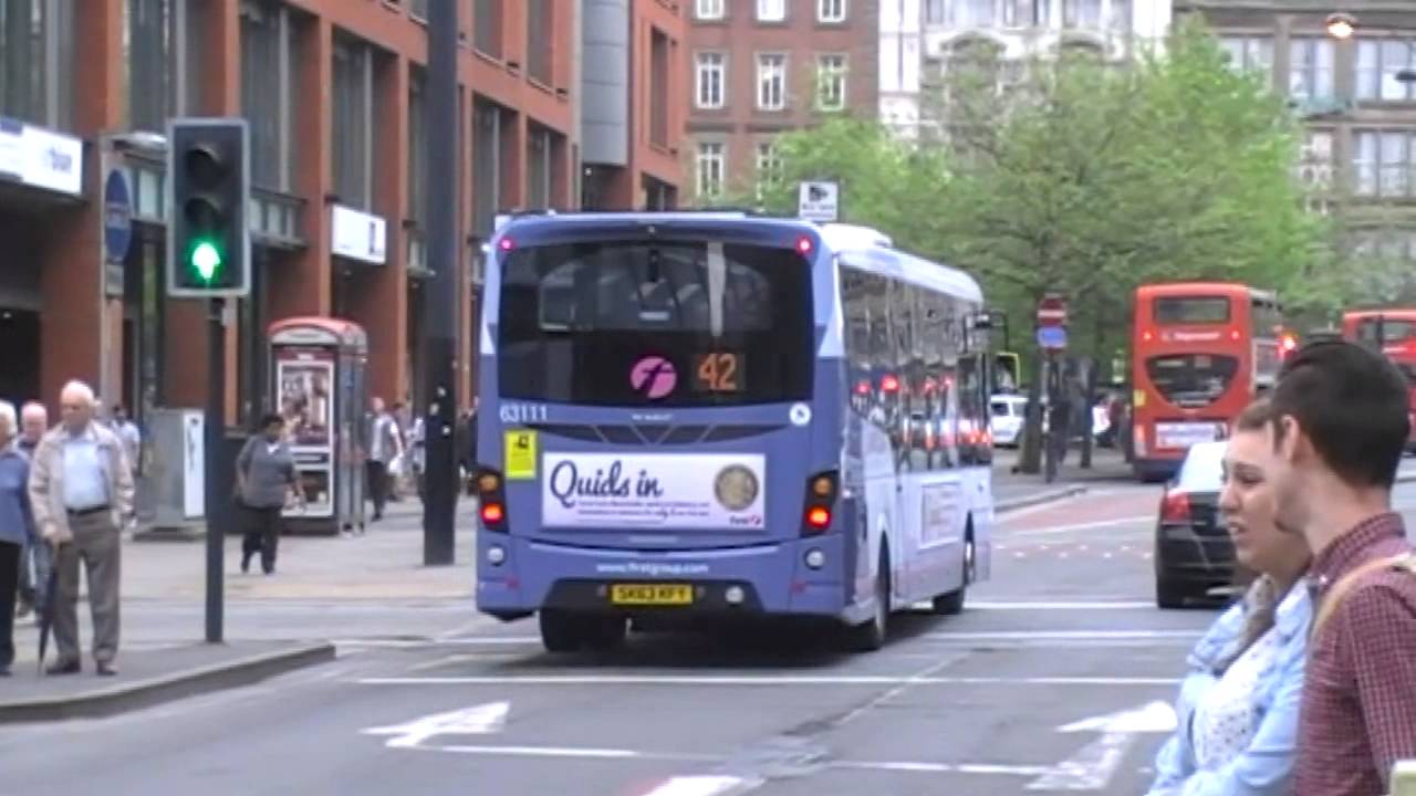 Firstbus Manchester New Streetlite Buses Videos In Manchester And East Didbury On 20/05/2014