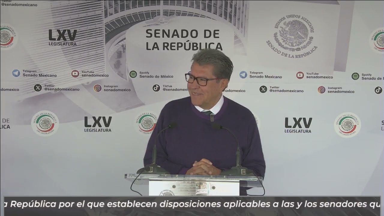 Conferencia del senador Ricardo Monreal, presidente de la JUCOPO, del 7 de febrero de 2024