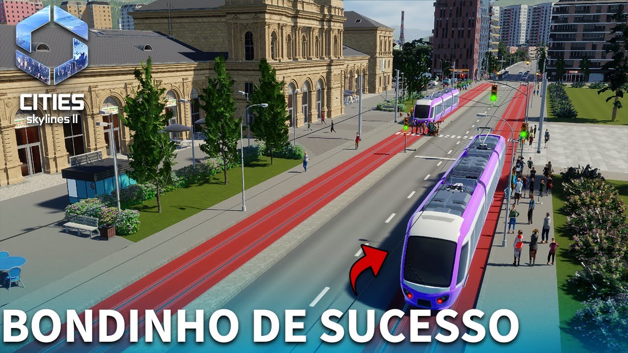 #30 | ROTA DE BONDE BEM-SUCEDIDA, na porta da estação [Cities: Skylines 2]