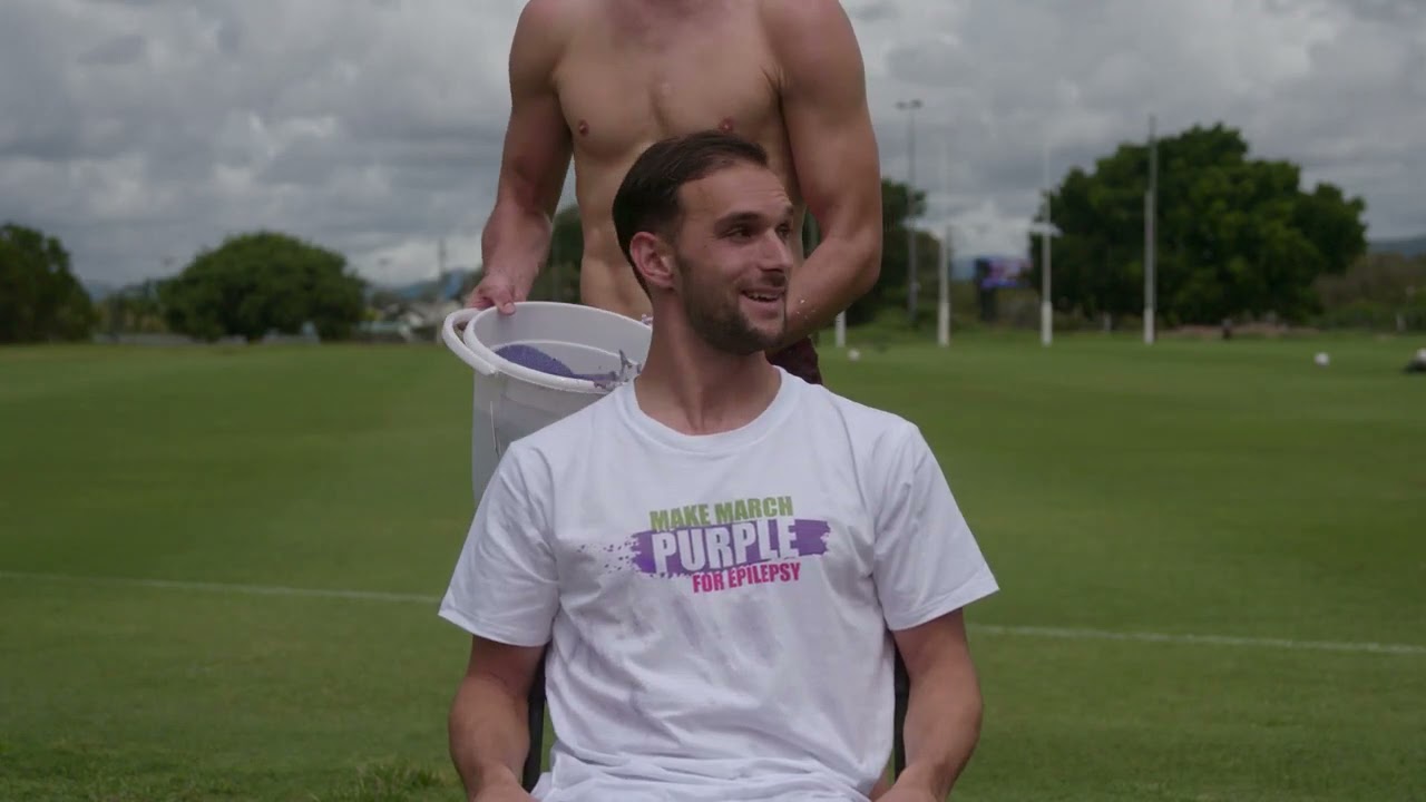 Brisbane Roar FC take the #PurpleMuckChallenge for epilepsy