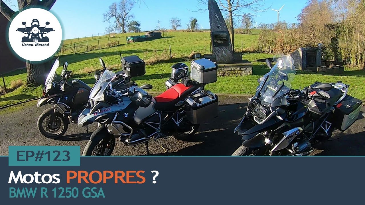 EP#123 :  Une moto PROPRE ?? #BMWR1250GSA #BMWMOTORRAD