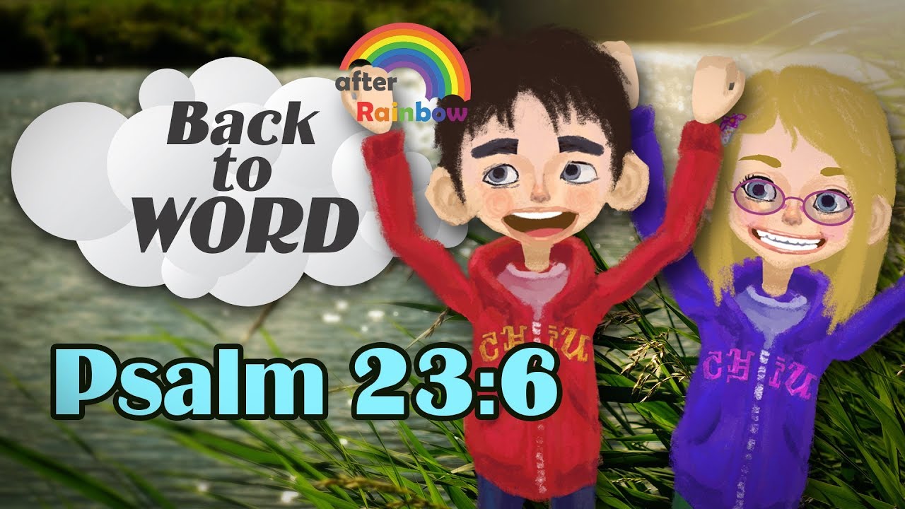 Psalm 23:6 ★ Bible Verse | Memory Verse for Kids 📚 Year One/ Book 05