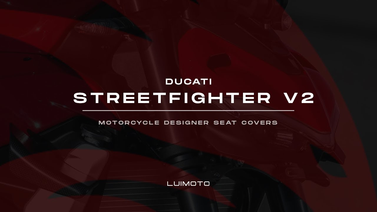 Ducati Streetfighter V2 Motorcycle Seat Covers from Luimoto