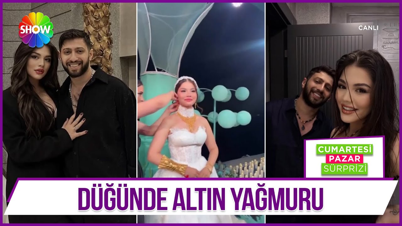 Burak Bulut ve Eda Sakız'ın görkemli düğünü