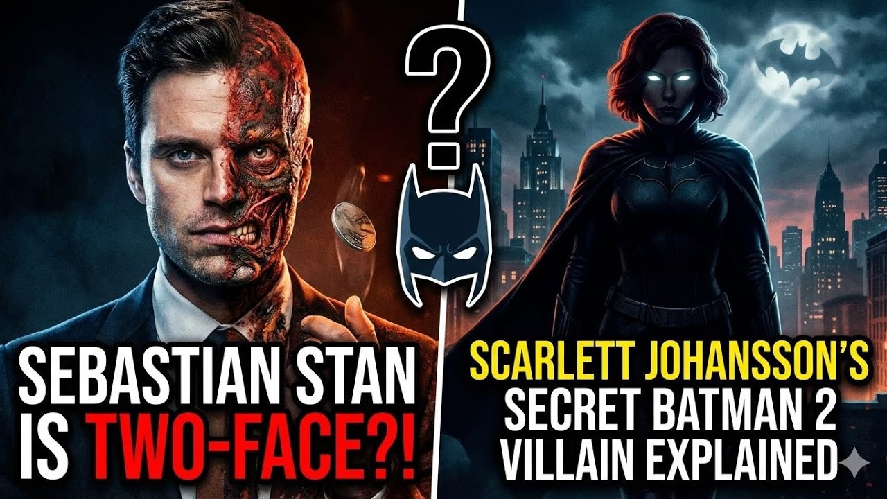 Sebastian Stan Is Two-Face! Scarlett Johansson’s Secret Batman 2 Villain EXPLAINED