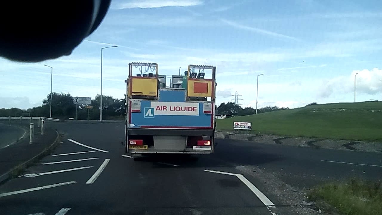 Driving to Blackpool from the M6/m55 junction
