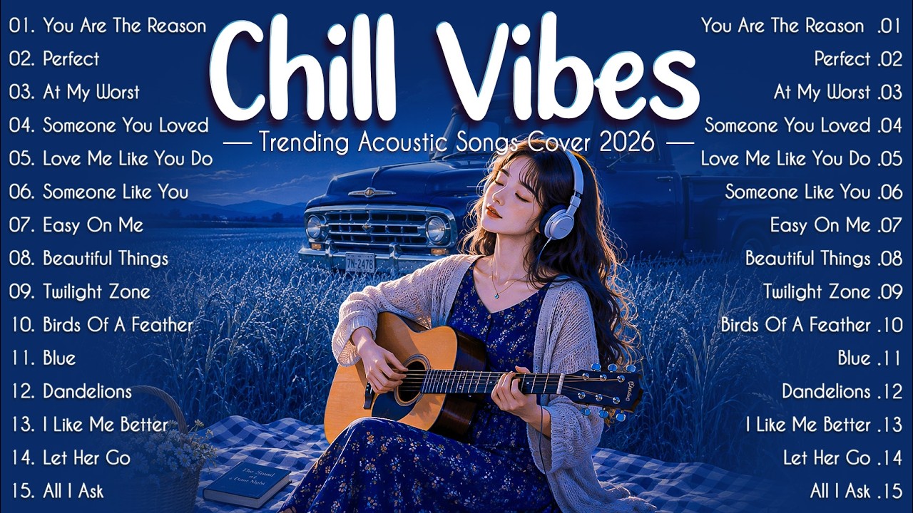 Relax & Enjoy Playlist 🎧 Best Trending Pop Music Collection 2026 🌙 Best Acoustic Love Songs 2026