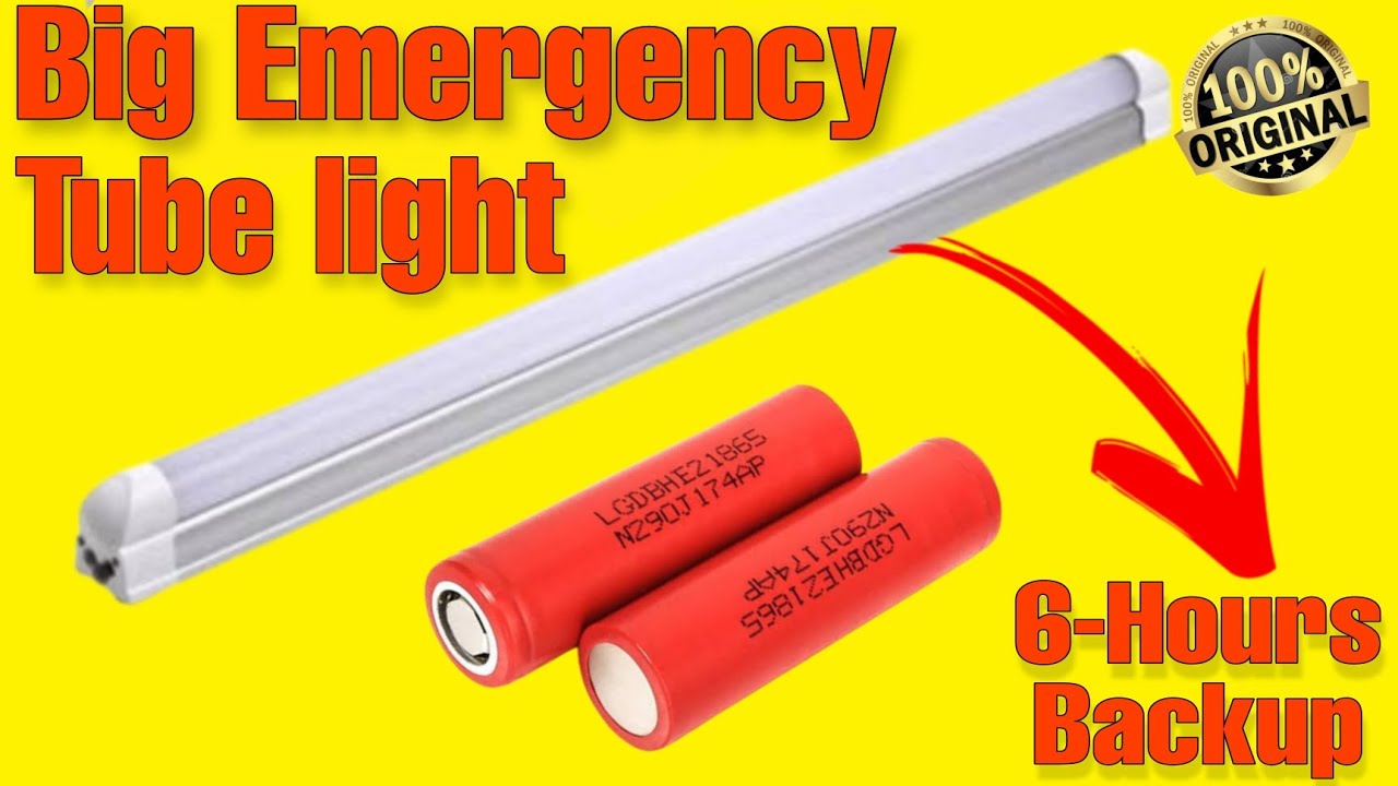 how to make emergency tube light at home||Emergency Tube Light||#emergencylight #ledltube #ledbulb