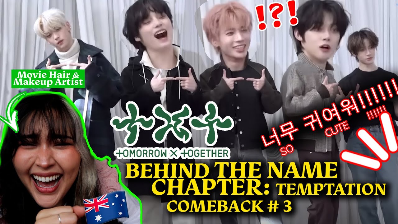 TXT Shocked by HARDCORE Fan BOY 😂 (Behind The Name Chapter #3) - Movie HMUA Reacts