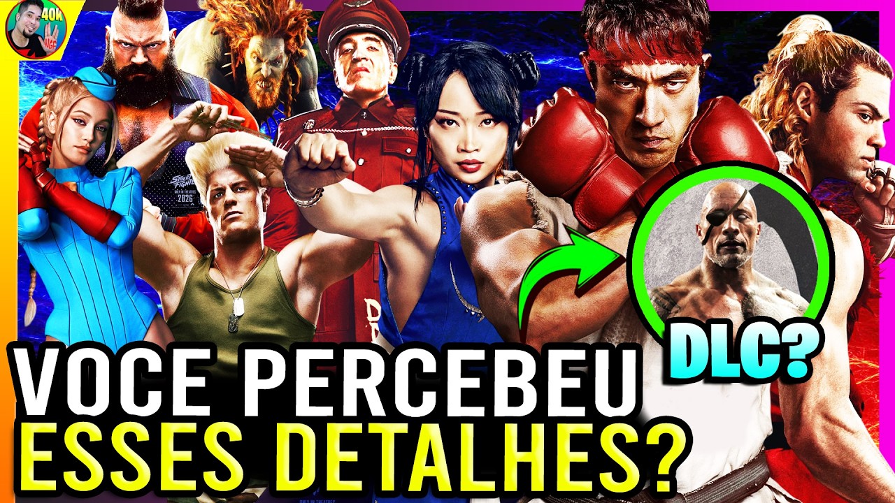 🚨INSANO!! TRAILER STREET FIGHTER REVELAÇÃO PERSONAGENS RYU KEN GUILE CHUN LI BONUS STAGE IMAGENS