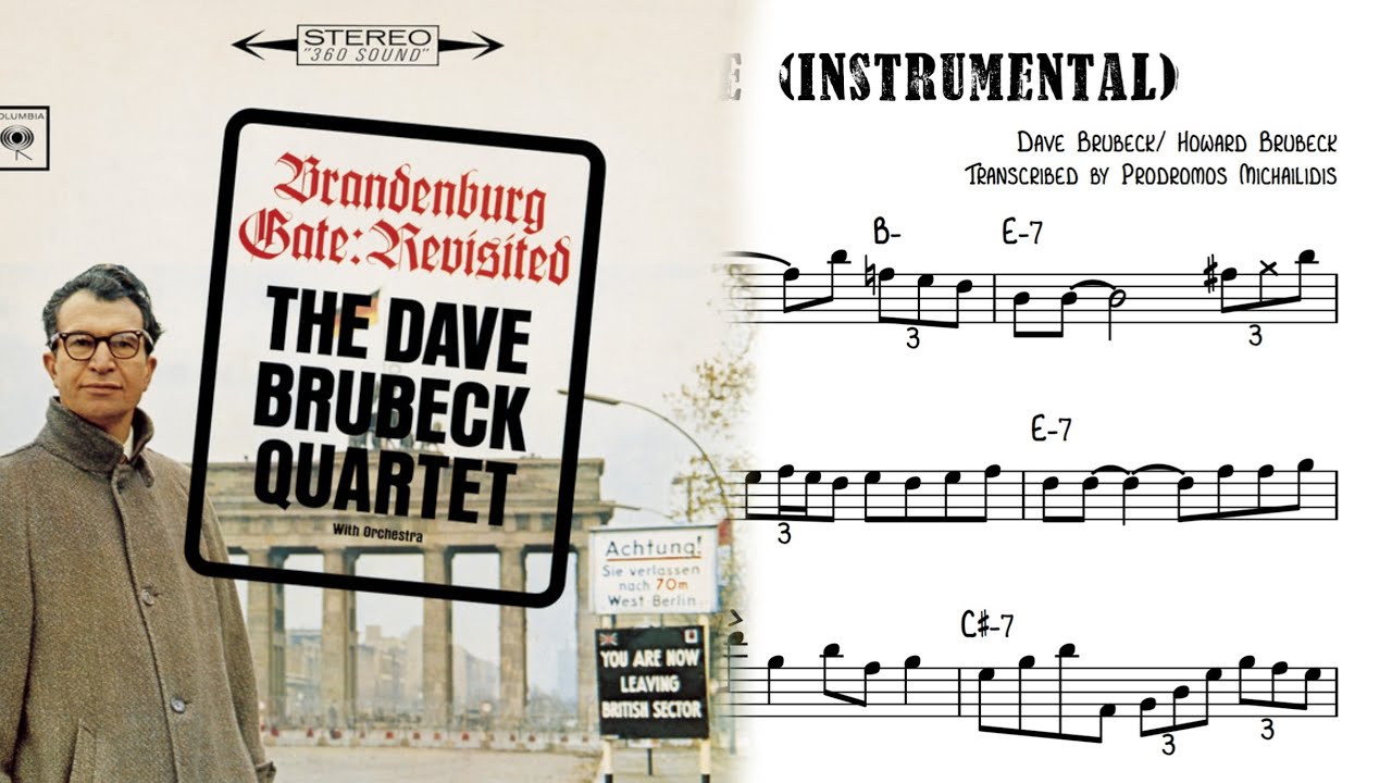 Brandenburg Gate (Instrumental) - Paul Desmond Transcription