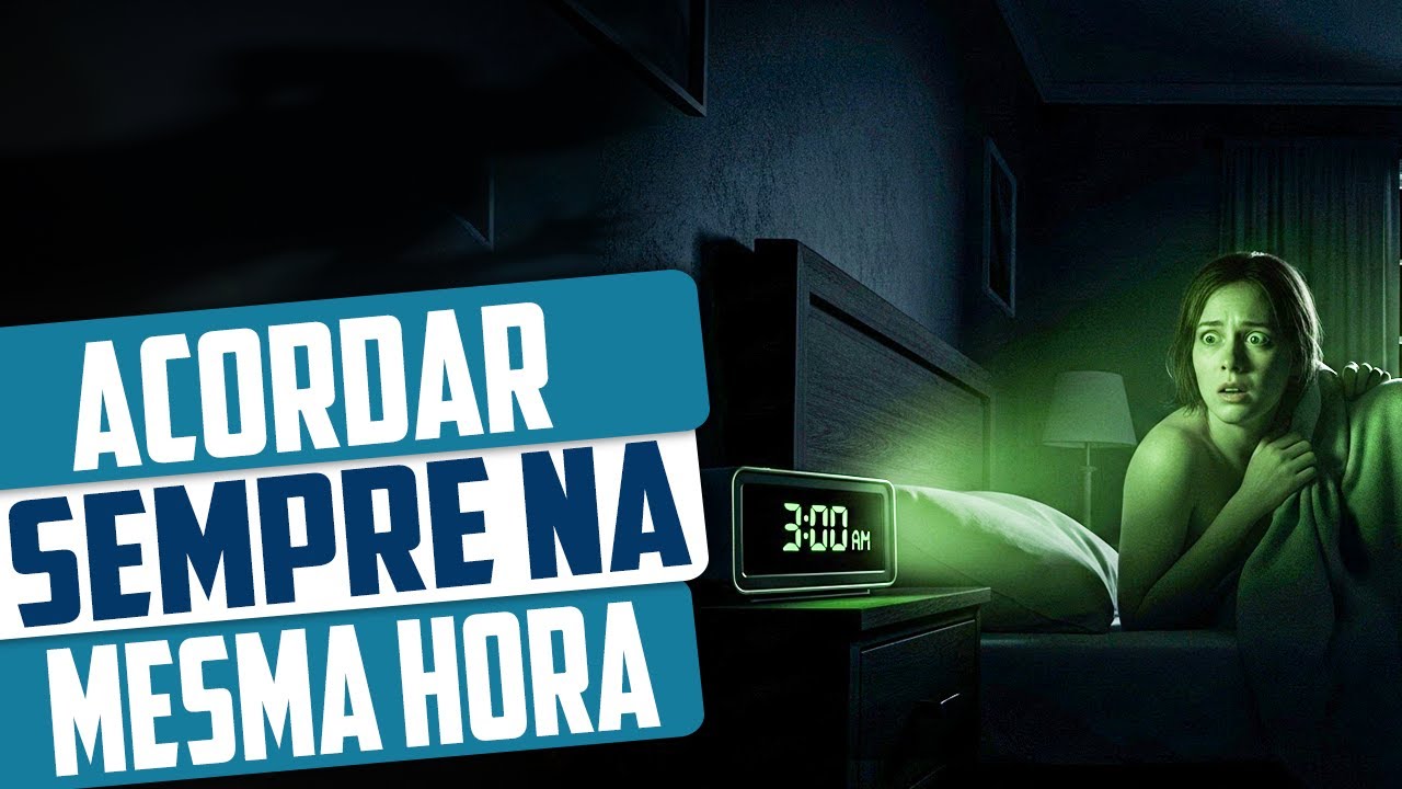 Se você acorda sempre no mesmo horário da noite, isso pode não ser normal