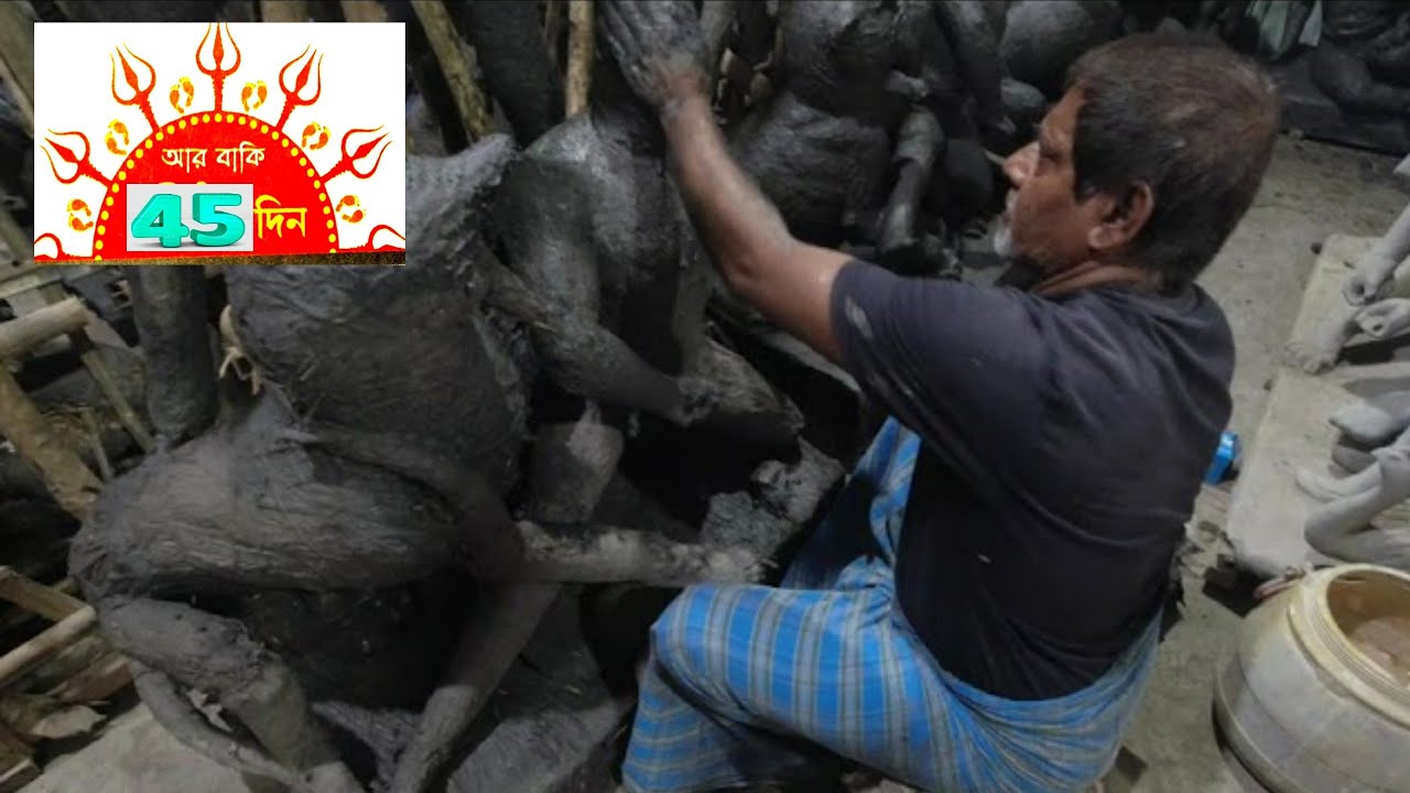 Durga Idol Making 2021| Kumartuli update Durga Pujo 2021 |