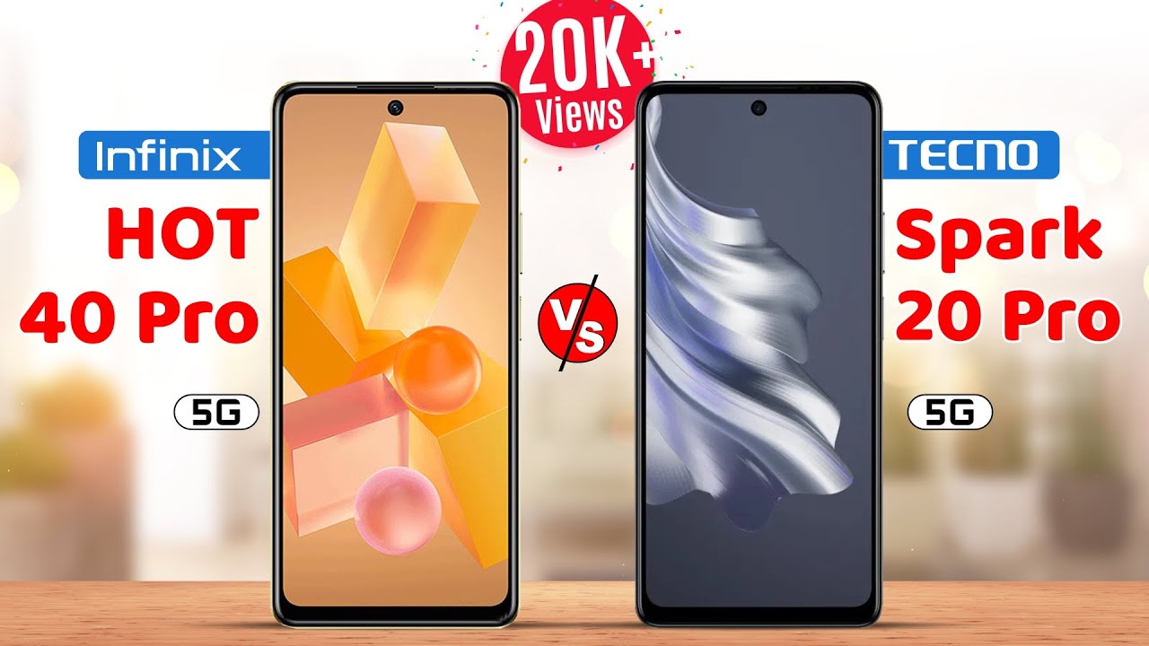 Infinix HOT 40 Pro vs. Tecno Spark 20 Pro Specification Comparison