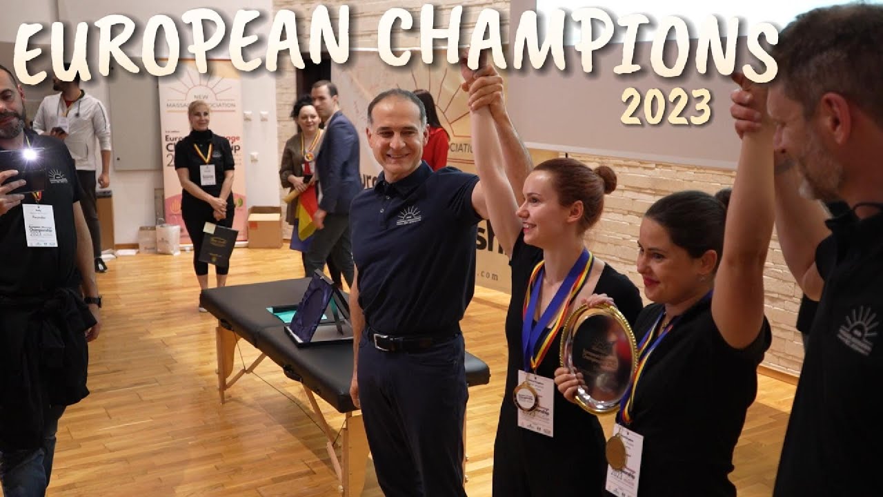 European Massage Championship Victory - 4 Hands Massage
