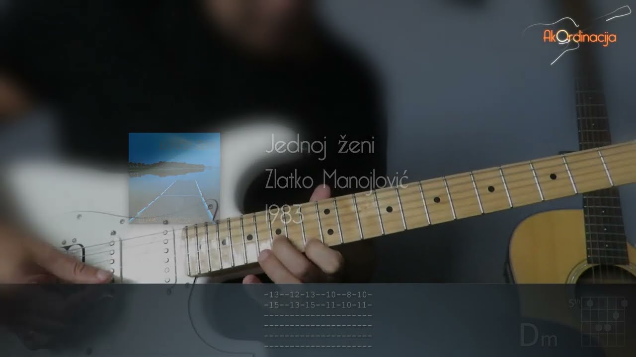 Zlatko Manojlović - Jednoj ženi (guitar cover by AkOrdinacija)