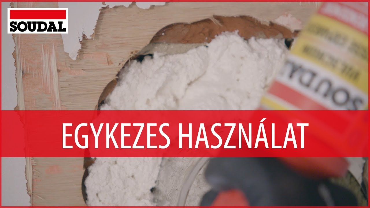 Egykezes haszn&aacute;lat&uacute; purhab - Soudal Genius Gun szerelőhab