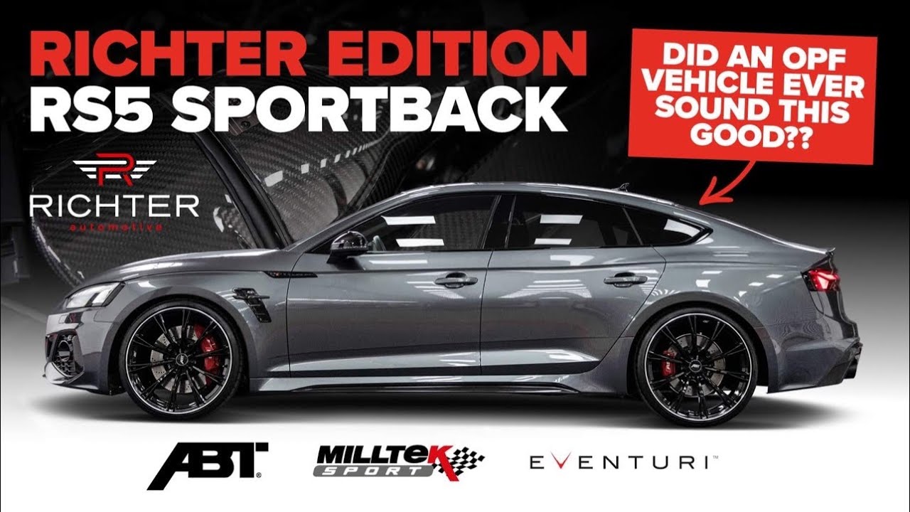 Richter Edition RS5 Sportback in Collobartion with ABT, Eventuri & Milltek Exhausts