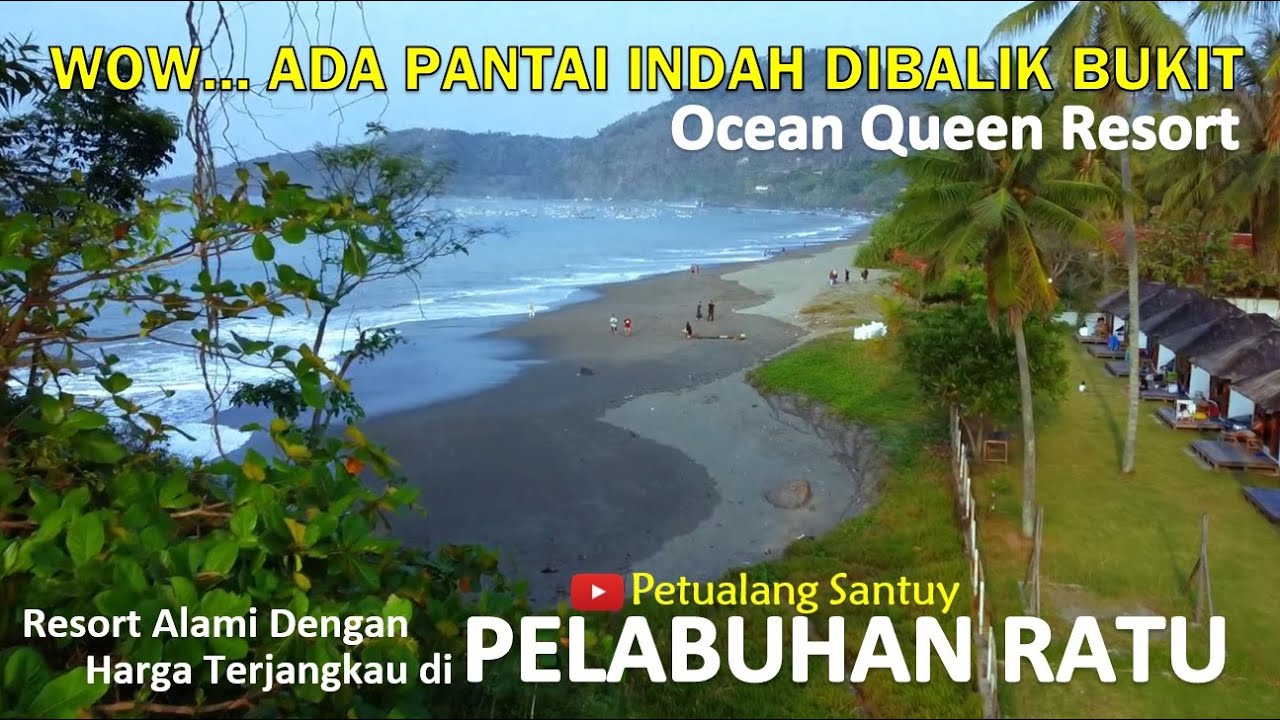Pantai Pelabuhan Ratu | Review Villa Pinggir Pantai 🏖️ Ocean Queen Resort