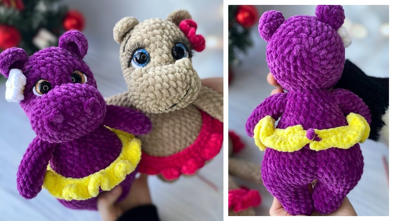 How to crochet a Hippo  