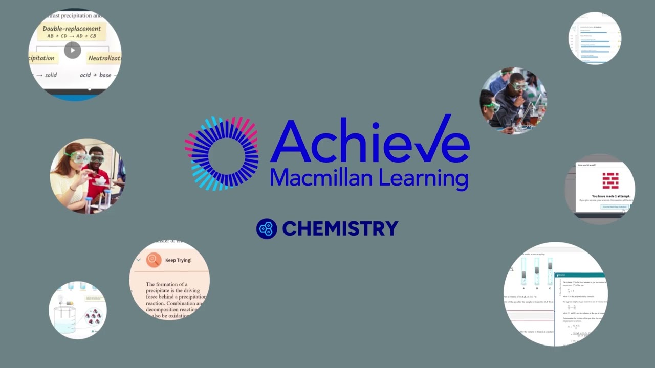 Achieve for Chemistry: Take Learning to the Next Level