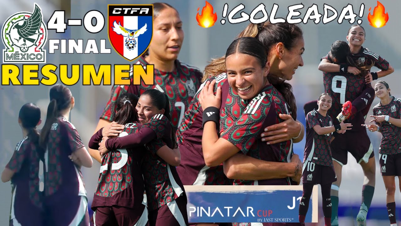 México Femenil vs China Taipéi Women's (Taiwán) 🟢 RESUMEN  Final 🇲🇽4-0🇹🇼 Pinatar Cup J1
