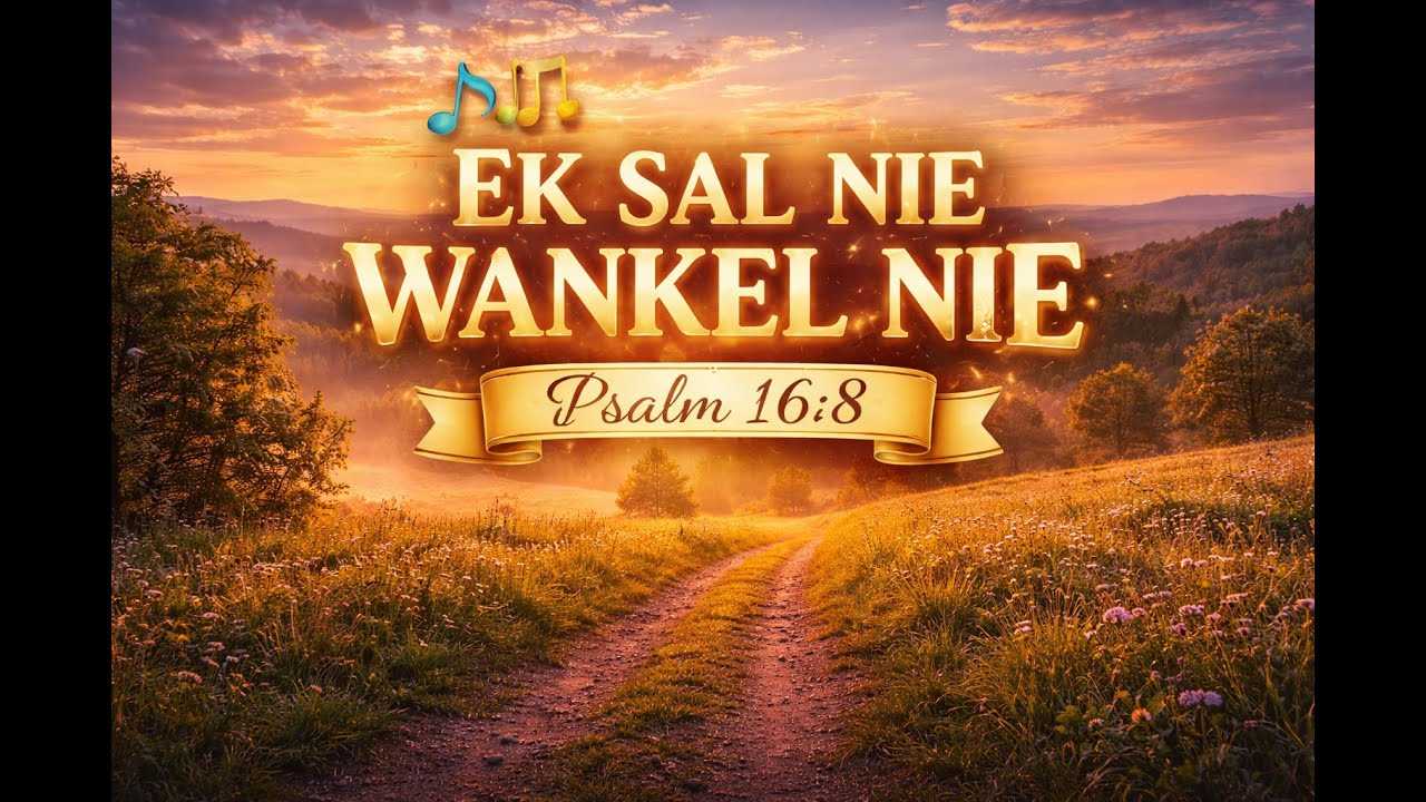 🎵 U Hou My Vas Ek Sal Nie Wankel Nie🔥Psalm 16 8🔥 Lofprysingslied 🎵