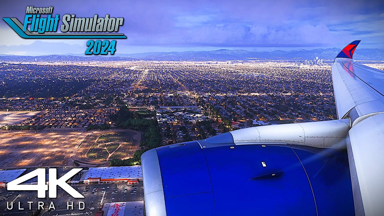 Microsoft Flight Simulator 2024: RTX™ 4090 + MAXIMUM GRAPHICS - Airbus A350-900!! Landing | 4K