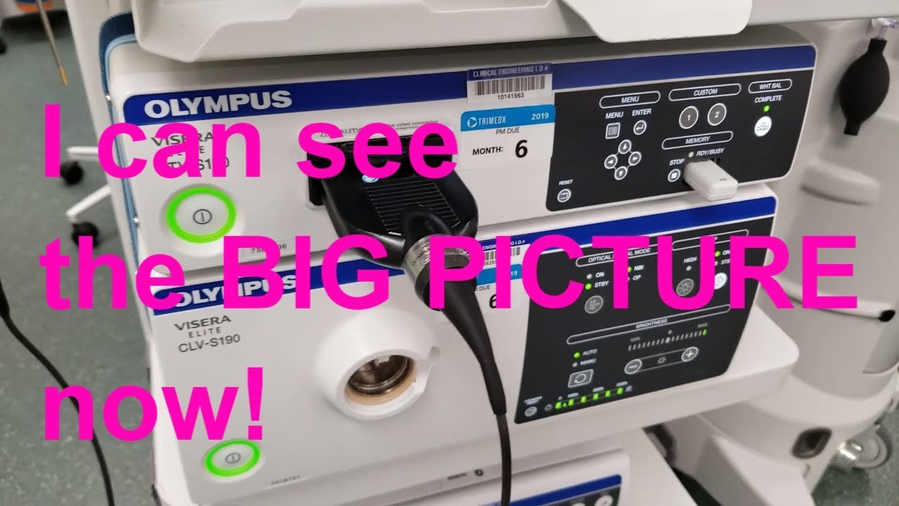 Olympus S190 digital cystoscope video image size aspect ratio issue solved